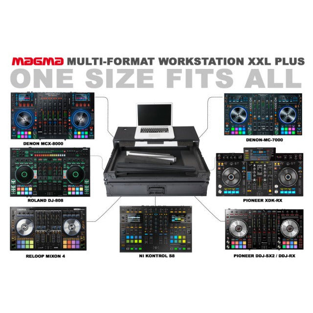 MULTI-FORMAT WORKST. XXL-PLUS MAGMA (LAPTOP) BLACK (40982)