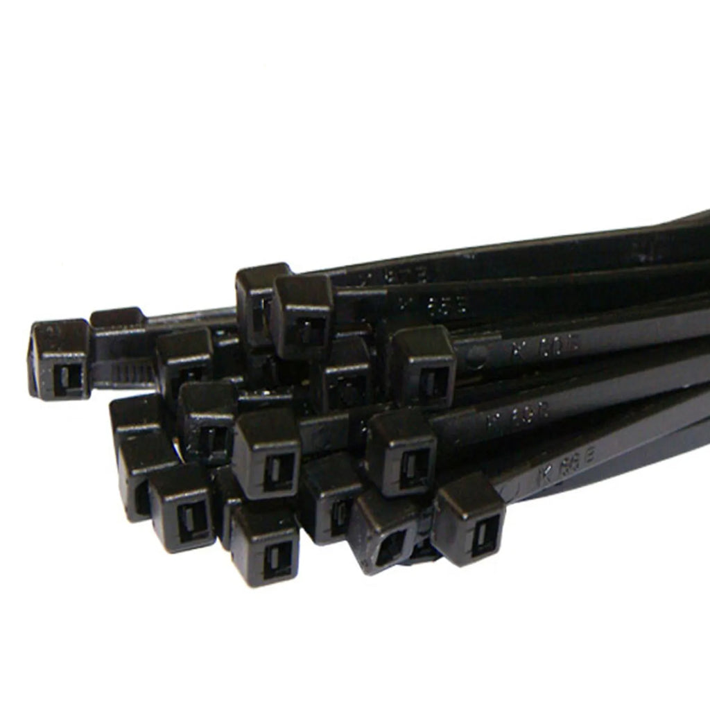 CABLE TIE 200 x 3.6mm BLACK / 100PCS