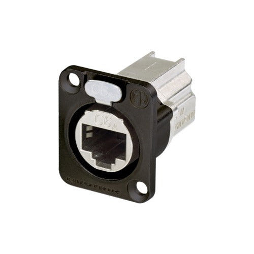 CAT6A RJ45 CHASSIS ZWART NEUTRIK 