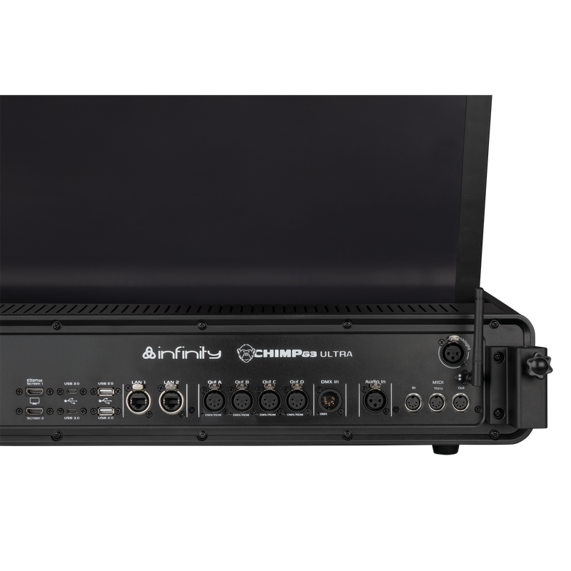 CHIMP G3 Ultra Infinity DMX-lichtconsole met 2 Touchscreens