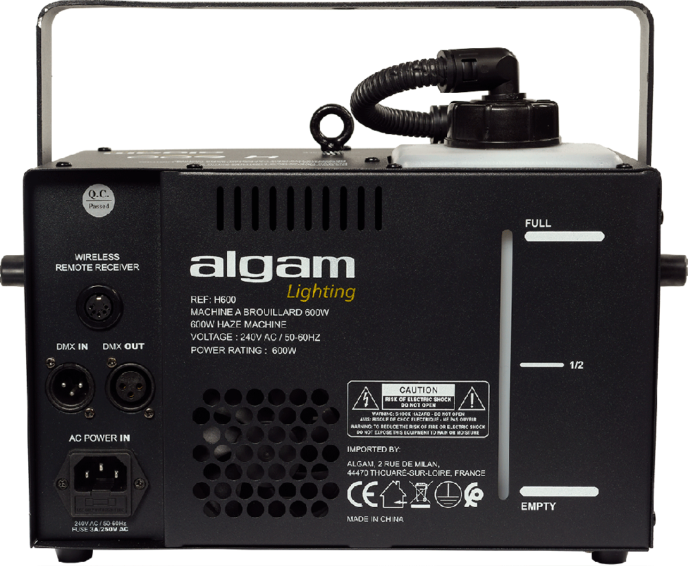 H 600 ALGAM LIGHTING Waterbasis Hazer