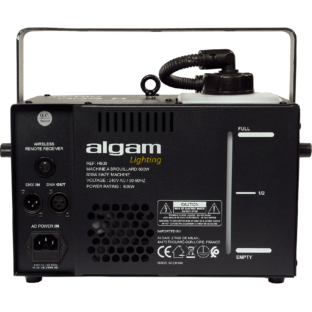 H 600 ALGAM LIGHTING Waterbasis Hazer