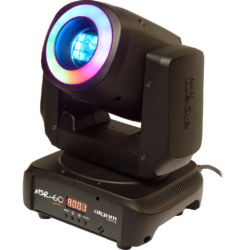 MSR60 ALGAM LIGHTING Movinghead Spot met Led Ring
