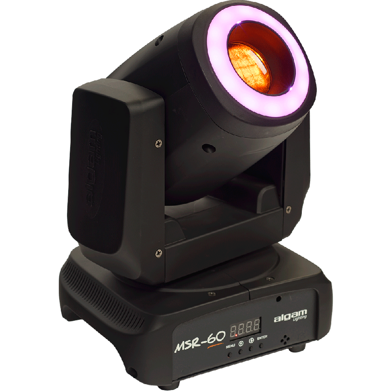MSR60 ALGAM LIGHTING Movinghead Spot met Led Ring