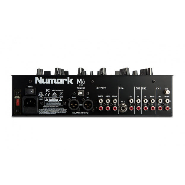 M6 USB NUMARK 4-kanaals DJ mixer