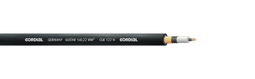 GITAARKABEL HIGH PERFORMANCE ZWART 0.22MM2 CORDIAL / METER