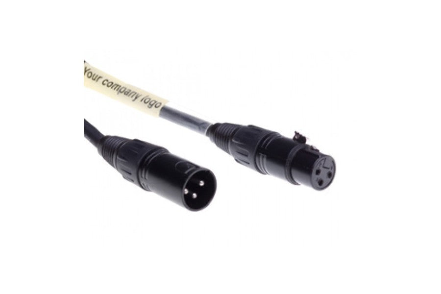 DMX KABEL 3POL XLR 120 OHM 0.5M ZWART ADMIRAL@ UIT ASS