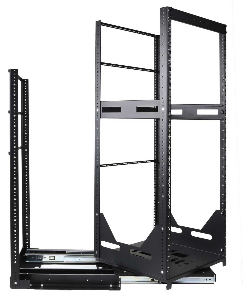 19 " SLIDE-OUT RACK 24 UNITS 425mm DIEPTE CAYMON