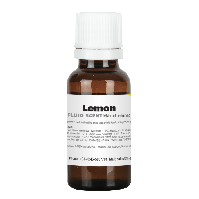 60574LEMON Showgear Geurvloeistof 20ml (Citroen)