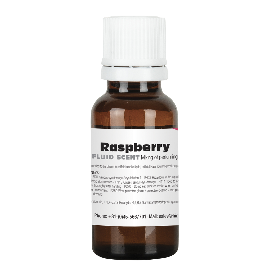 60574RASP Showgear Geurvloeitstof 20 ml (Framboos)