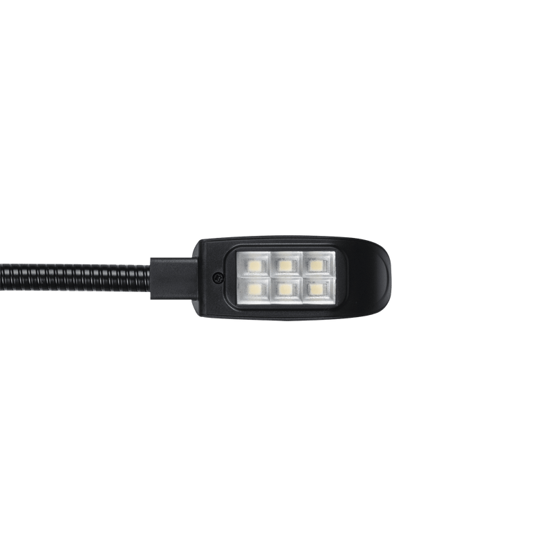 60778 Showgear Zwanenhalslamp XLR 3p 45cm Koudwit