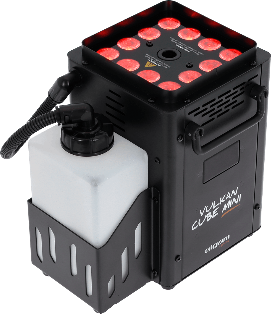 Vulkan Cube Mini Algam Lighting Verticale Rookmachine
