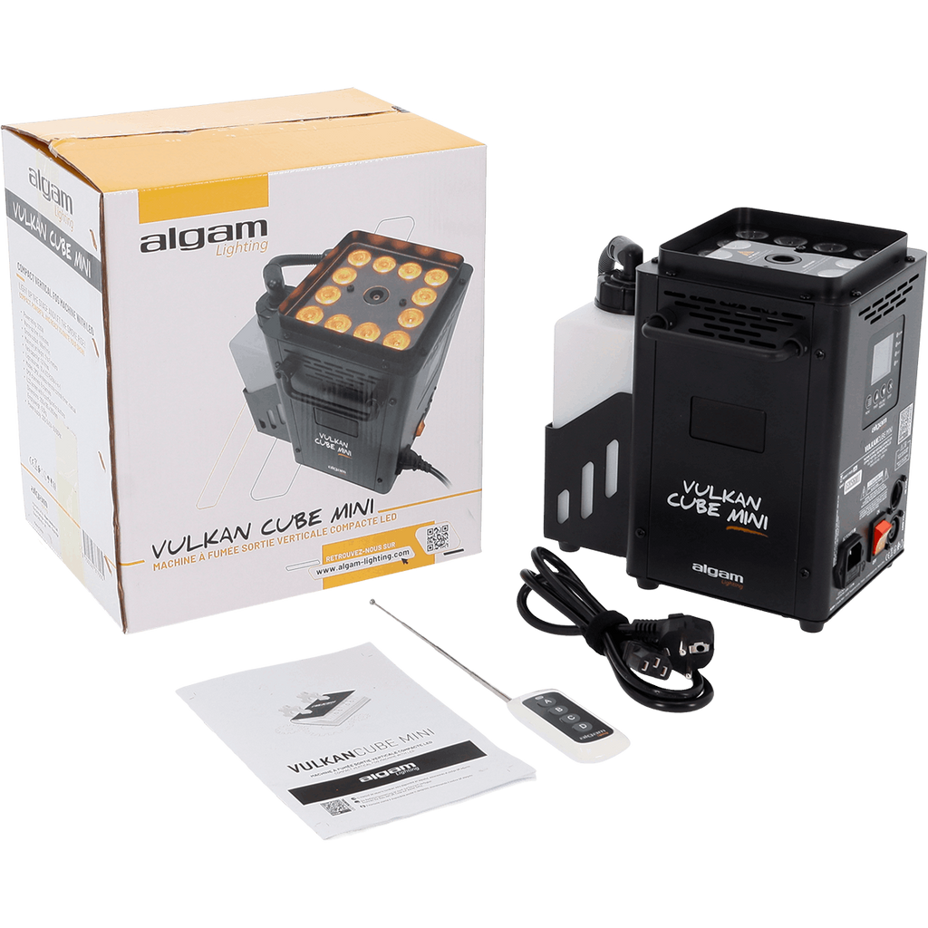 Vulkan Cube Mini Algam Lighting Verticale Rookmachine