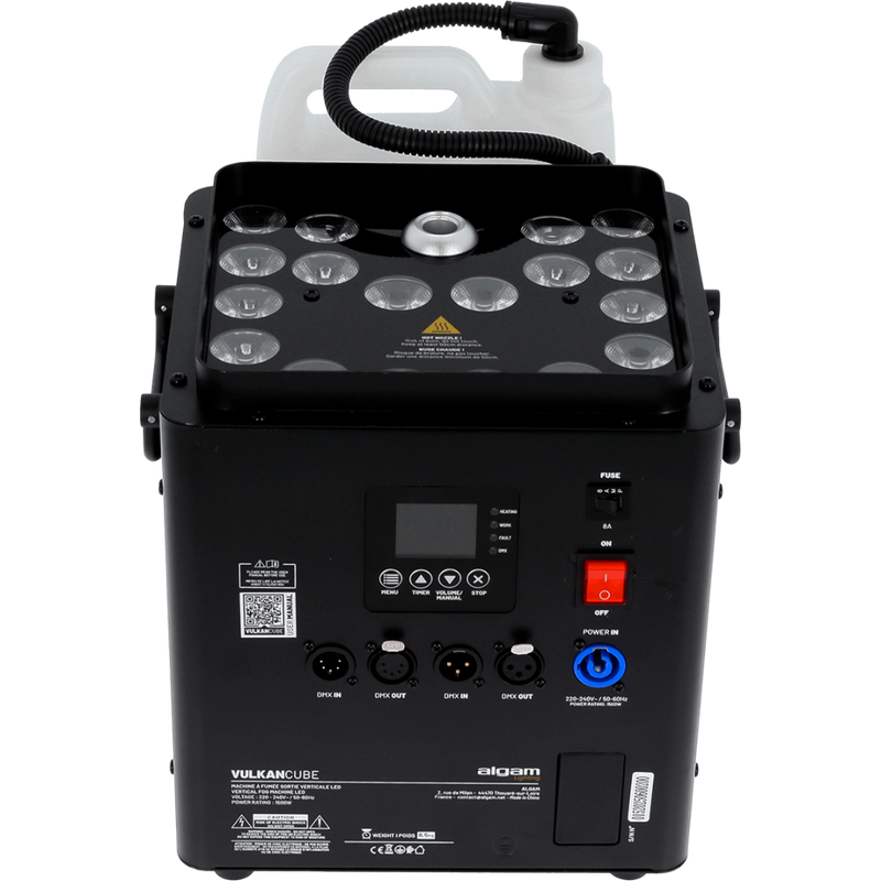 Vulkan Cube Algam Lighting Verticale Rookmachine