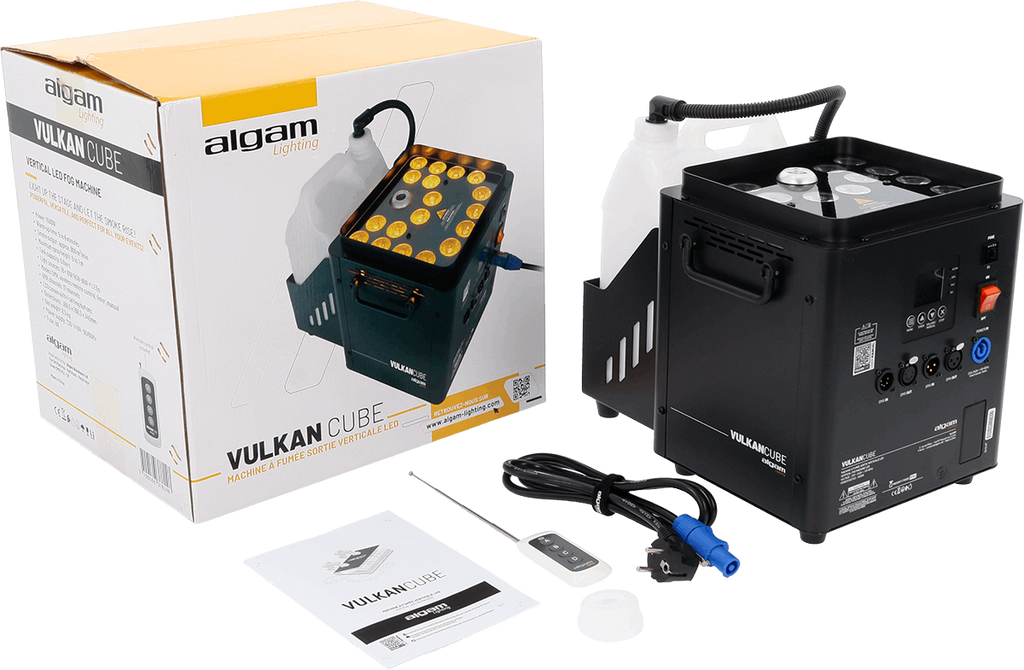Vulkan Cube Algam Lighting Verticale Rookmachine