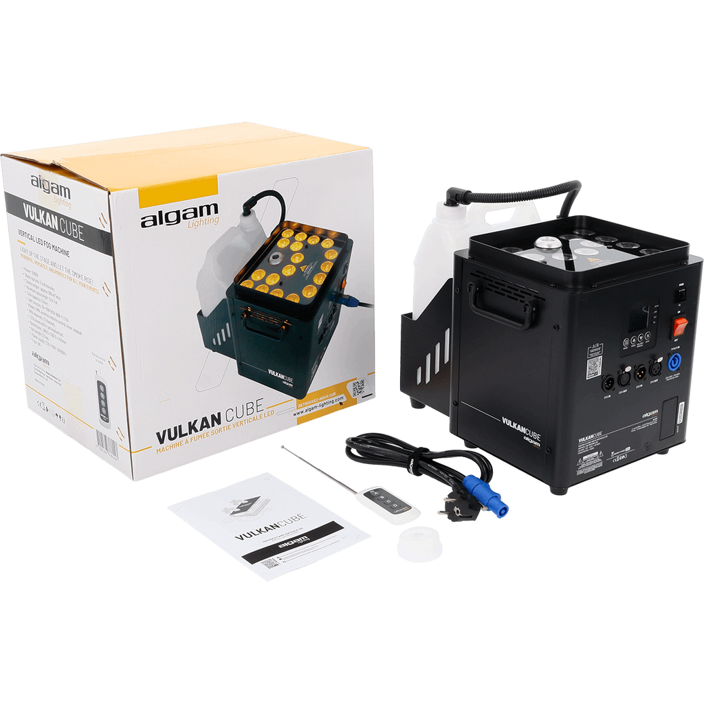 Vulkan Cube Algam Lighting Verticale Rookmachine