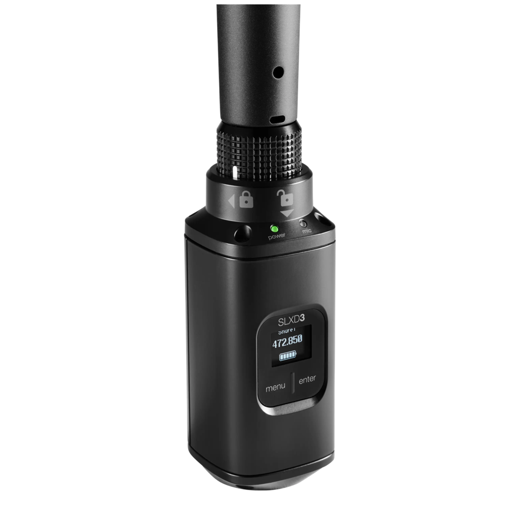 SLXD3-H56 SHURE Digitale draadloze XLR zender (518-562 Mhz, BE)