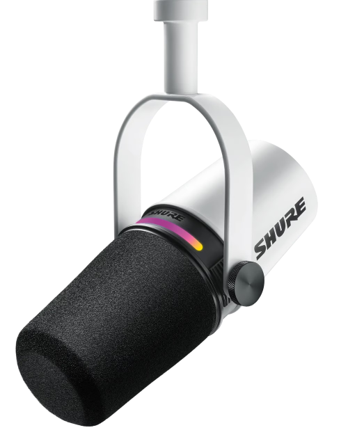 MV7+ Shure Podcastmicrofoon (Wit)