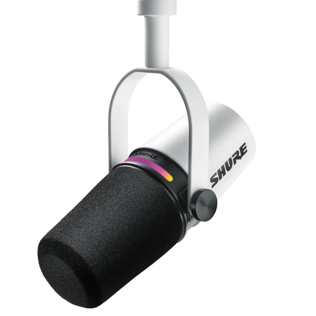 MV7+ Shure Podcastmicrofoon (Wit)
