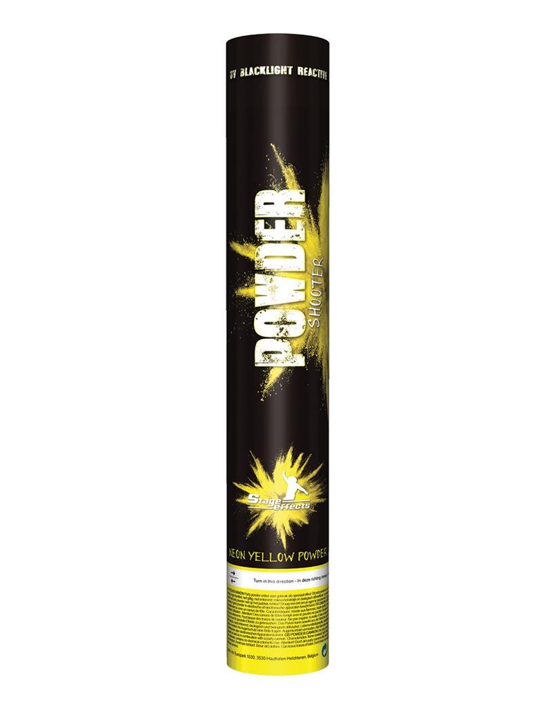 Poeder Shooter 40cm Geel Stage Effects