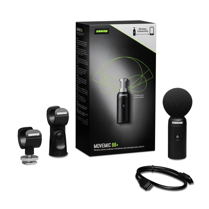 MoveMic 88+ Shure Draadloze Videomicrofoon