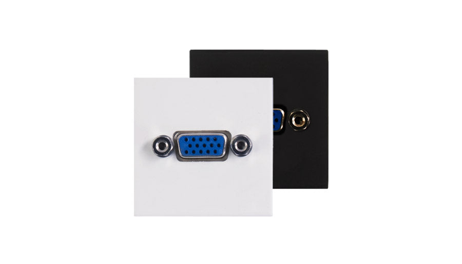 CP43VGA/W AUDAC CONNECTION PLATE SVGA BTICINO WHITE