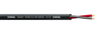 LUIDSPREKERKABEL CORDIAL CLS225 2 x 2.5mm ULTRAFLEX /100M