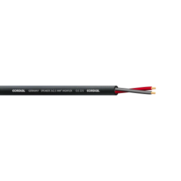 LUIDSPREKERKABEL CORDIAL CLS225 2 x 2.5mm ULTRAFLEX /100M