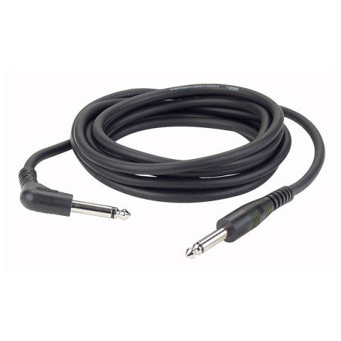 JACK KABEL UB JACK MONO > JACK MONO 90� BLACK 6METER DAP A