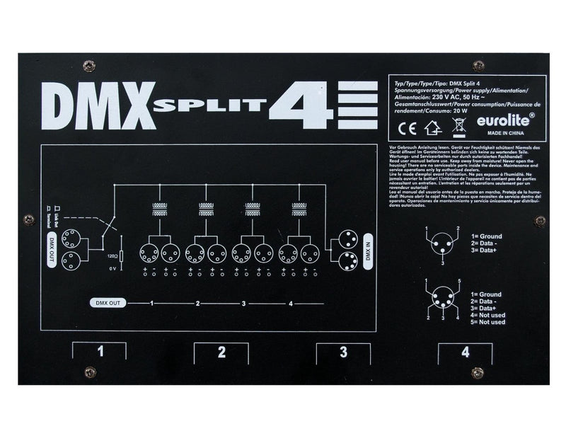 Dmx Split 4 Eurolite 