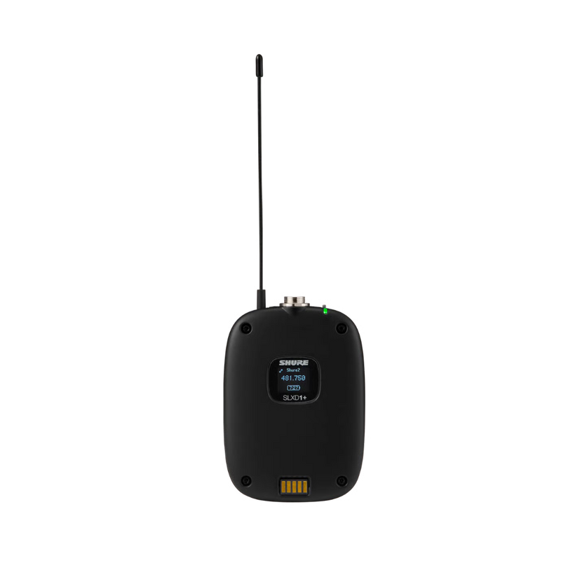 SLXD1+ Shure Draadloze Bodypack Zender G65 (470-606MHz)