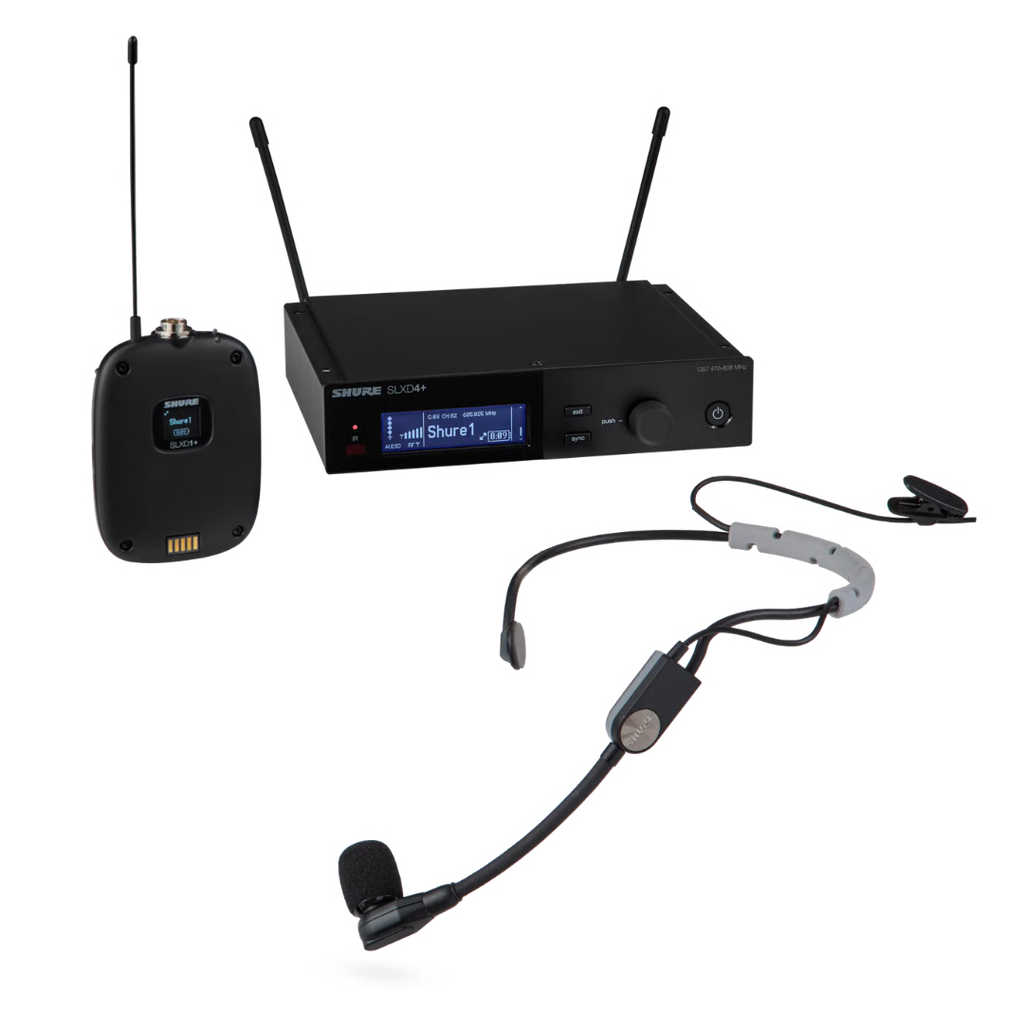 SLXD14+/SM35 Shure Draadloze Bodypack Systeem met Headset G65 (470-606MHz)