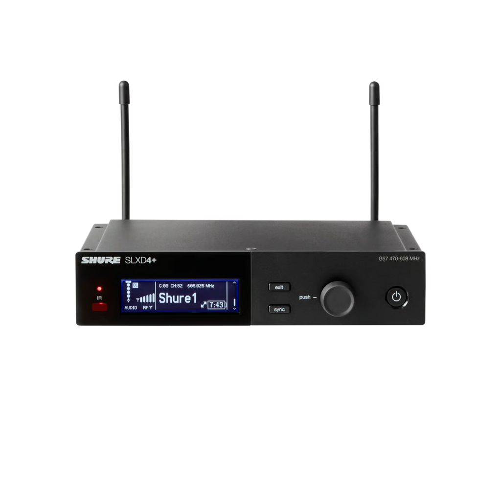 SLX-D24+/B87A Shure Draadloos Handheld Systeem G65 (470-606MHz)