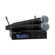 SLXD24D+/B58 Shure Dual Draadloos Handheld Systeem G65 (470-606MHz)
