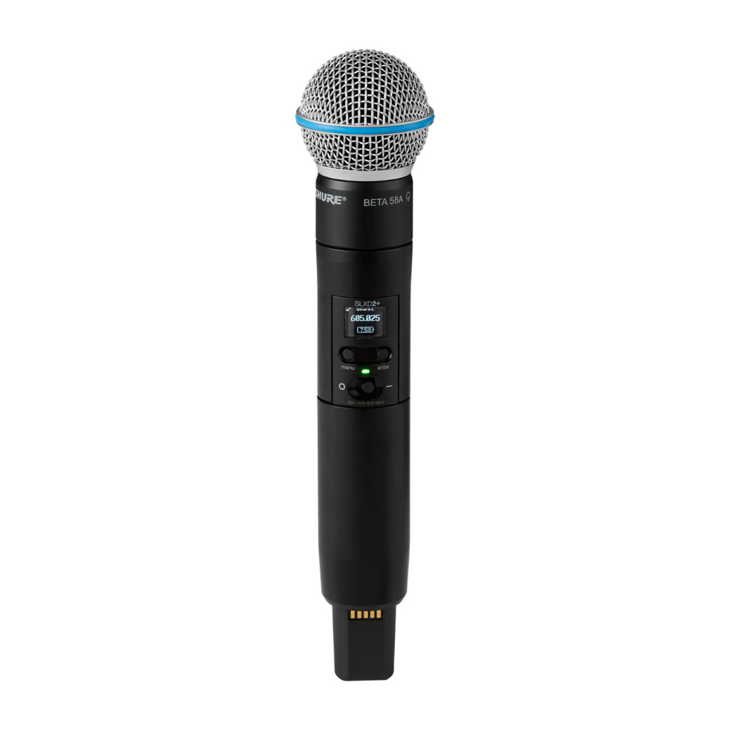 SLXD24D+/B58 Shure Dual Draadloos Handheld Systeem G65 (470-606MHz)