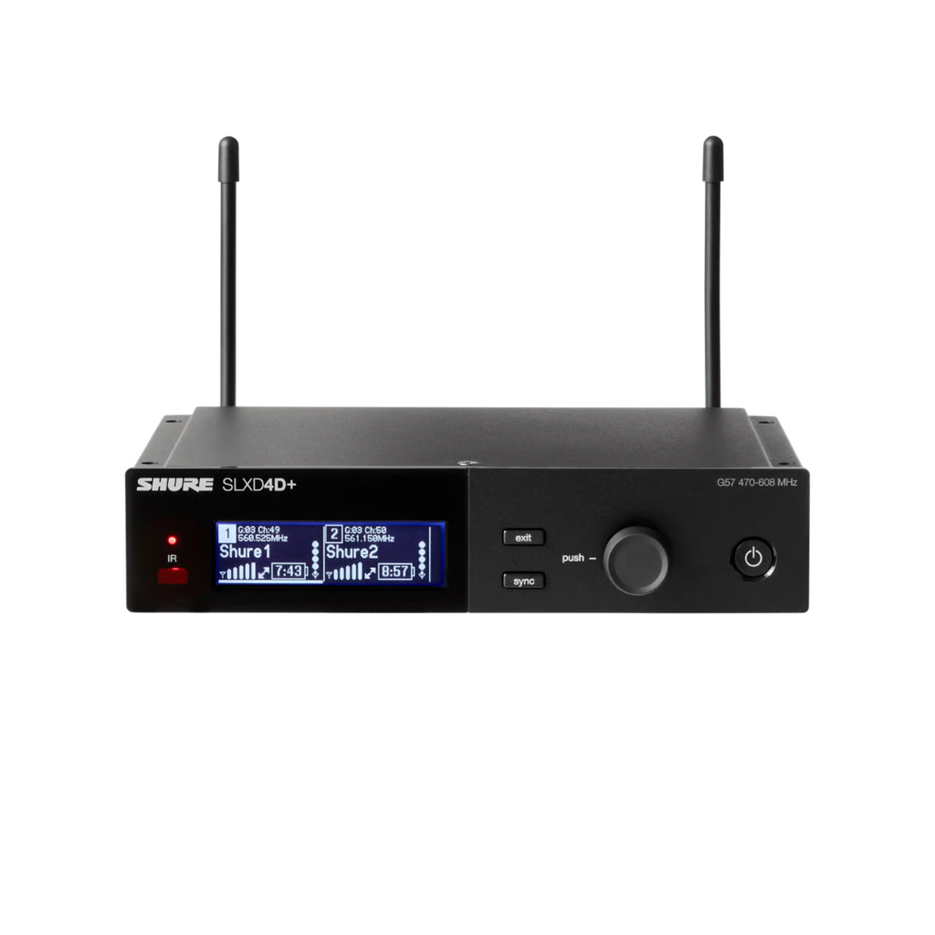 SLXD24D+/N8C Shure Dual Draadloos Handheld Systeem G65 (470-606MHz)
