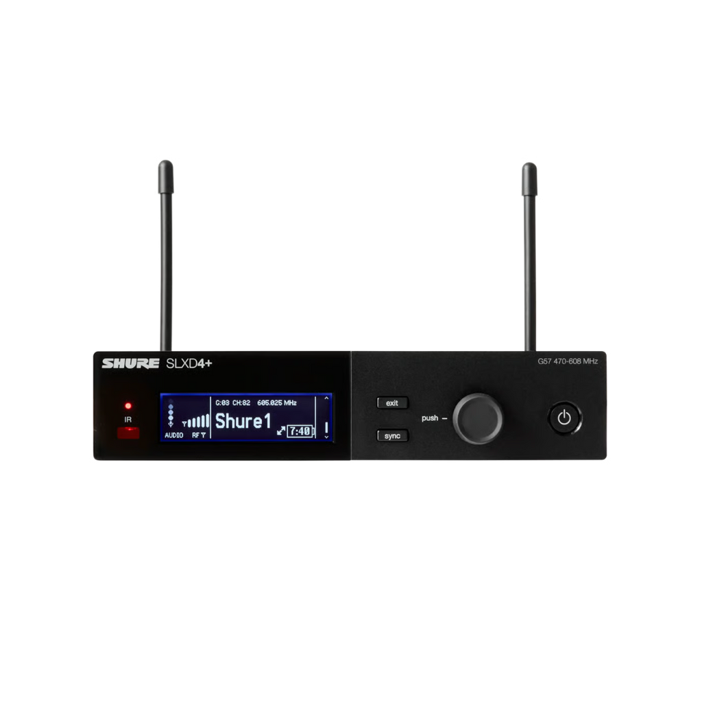 SLXD4+ Shure Draadloze Ontvanger G65 (470-606MHz)