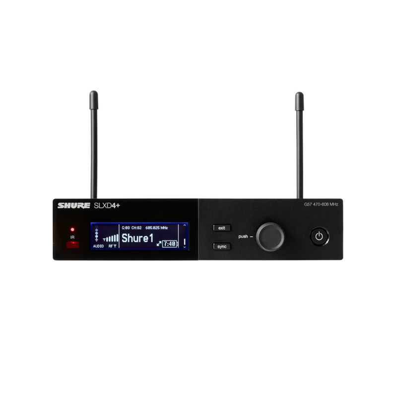 SLXD4+ Shure Draadloze Ontvanger G65 (470-606MHz)