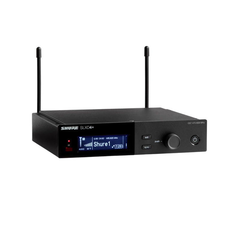 SLXD4+ Shure Draadloze Ontvanger G65 (470-606MHz)