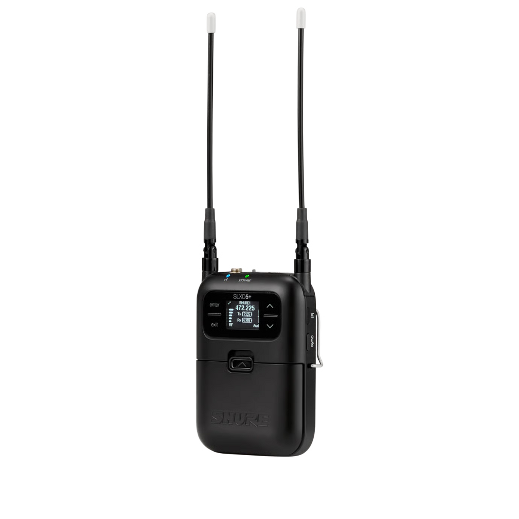 SLXD5+ Shure Draagbare Draadloze Ontvanger G65 (470-606MHz)