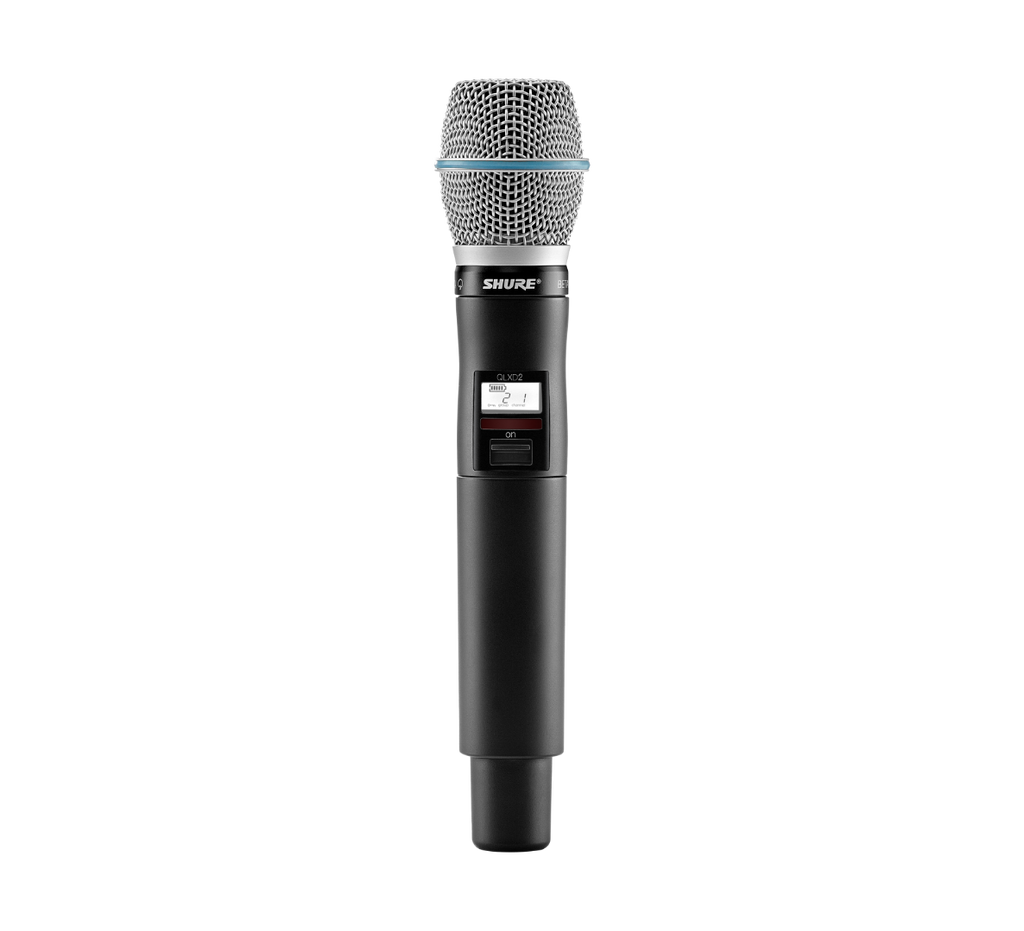 QLXD2/B87A-H51 Handheld Microfoon Shure (534-598MHz, BE)