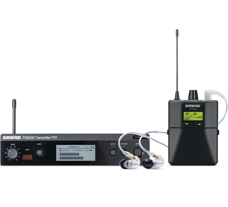 PSM300 Premium SHURE SE215 H20 (518-542 MHz, BE)