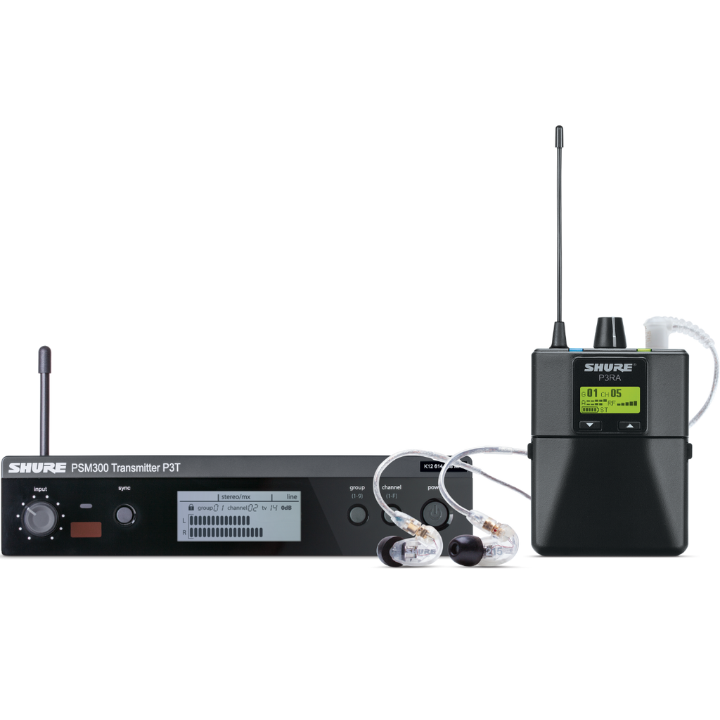 PSM300 Premium SHURE SE215 H20 (518-542 MHz, BE)