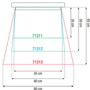 Sleeve voor Raincover 65CM Showtec