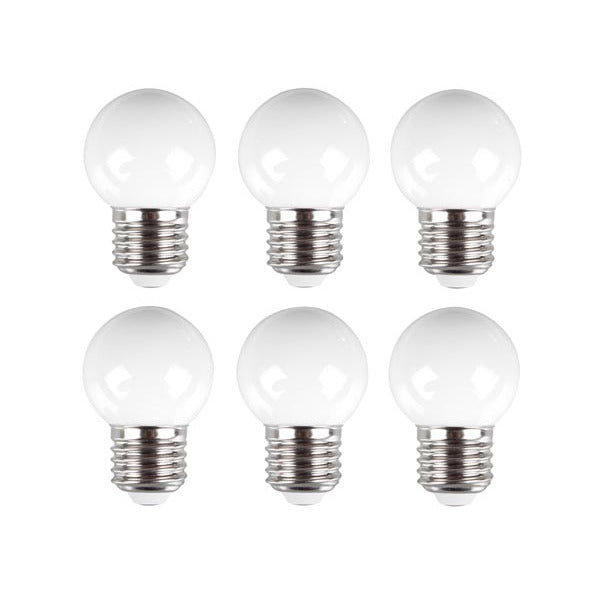 Warmwitte Reservelampen voor XMPL10WW ( Set van 6 Stuks) HQ Power  