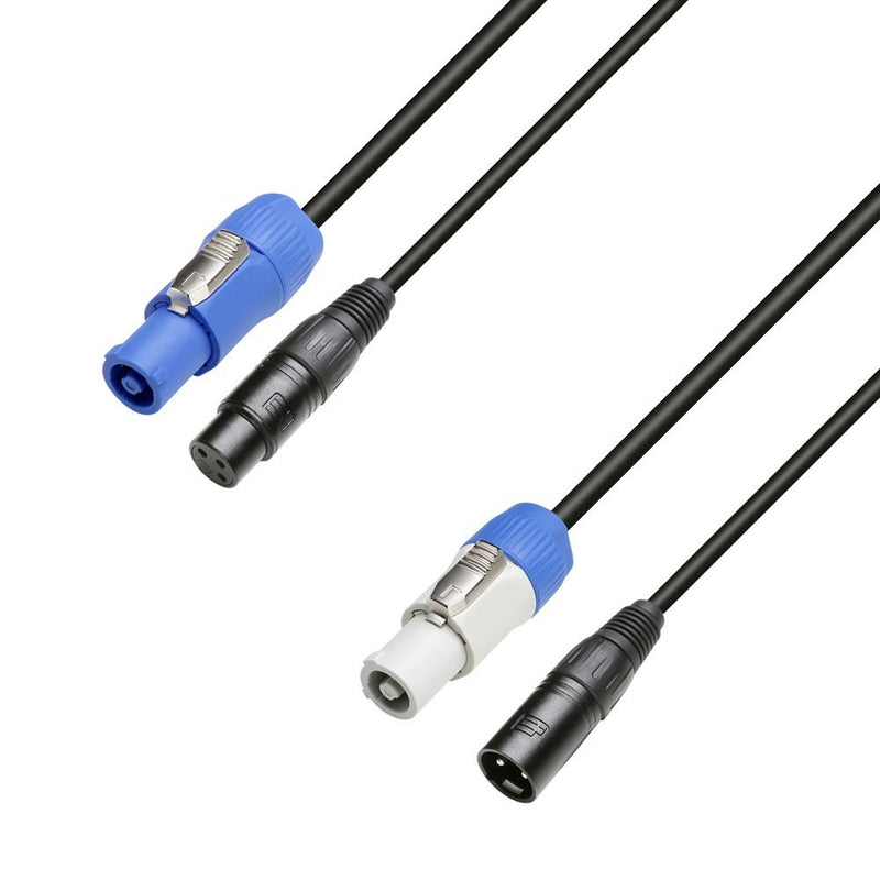 3-Star Adam Hall Combikabel Licht PowerCon/DMX 3p (1.5m)