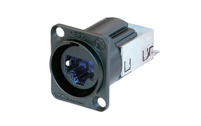 NEUTRIK etherCON  CAT 6 D-SIZE CHASSIS BLACK