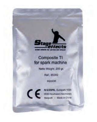 SPARK POWDER INDOOR FOR SPARK MACHINE 200GR STAGE EFFECTS
