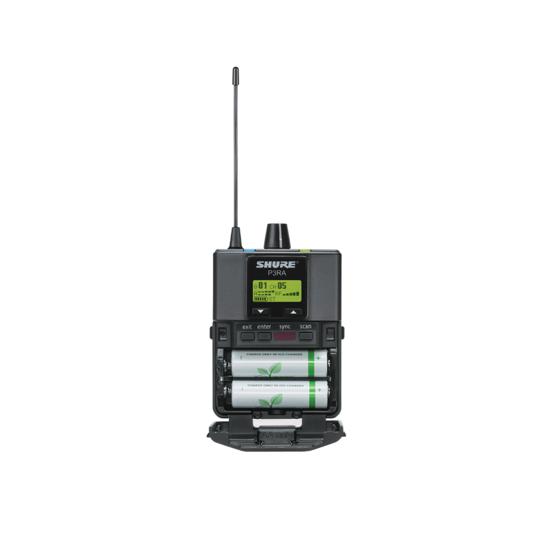 P3RA PSM300 Premium SHURE Bodypack receiver H20 (518-542 MHz BE)