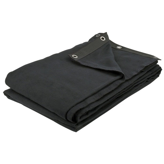 Backdrop Stagemolton Showgear 320 g/m² zwart (6mH x 3mB)